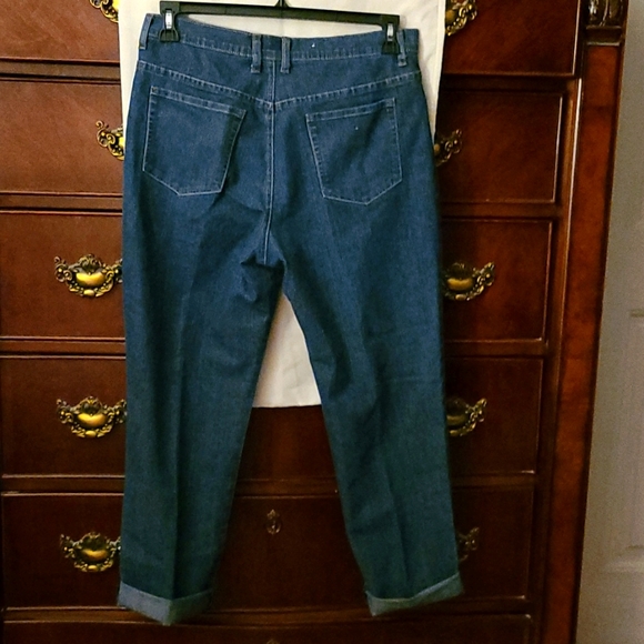 Cottage Street denim jeans with coff. Size 12p - Picture 2 of 3